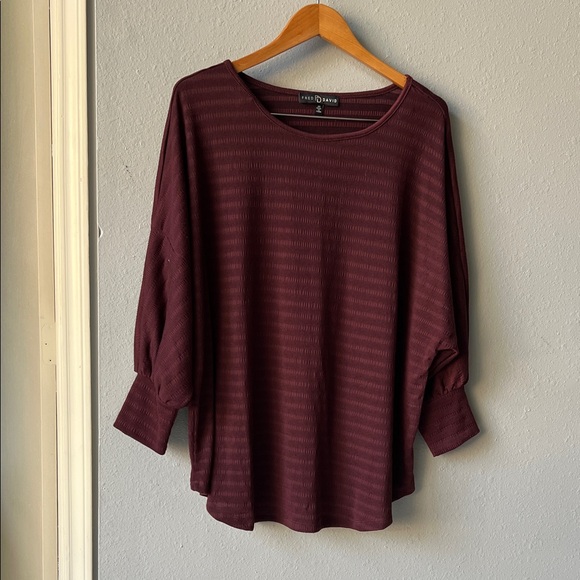 Wine Long Sleeve Top - Picture 2 of 7